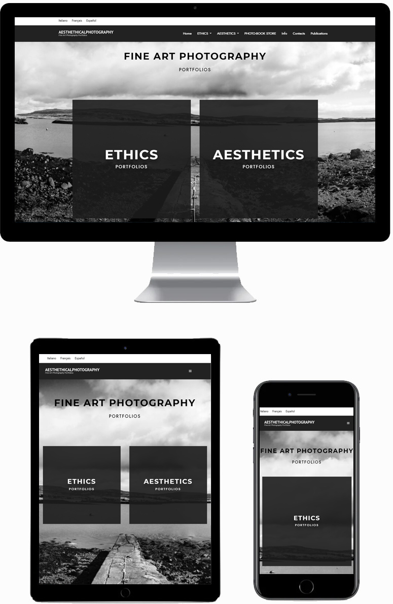 Web prezentace pro fotografa Massima Brianiho